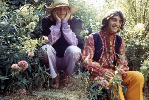 The ISB at Frank Zappa's garden, 1968