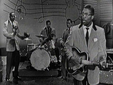Bo Diddley at the Ed Sullivan show, 1955