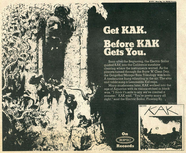 Epic Records ad for 'Kak'