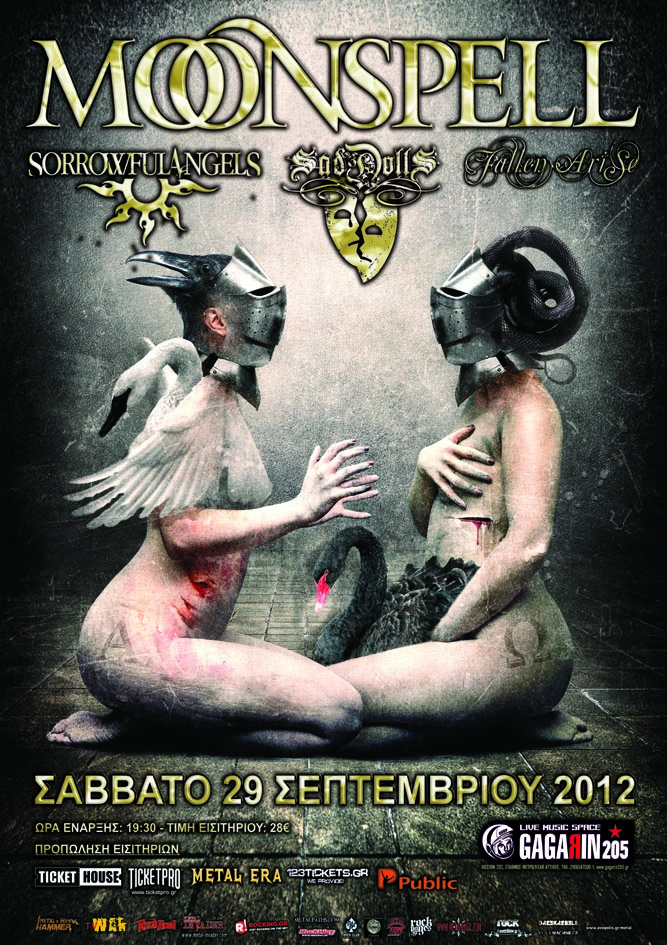 Moonspell poster 2012