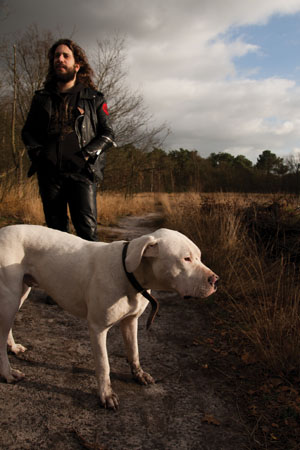 Selim Lemouchi & his dog
